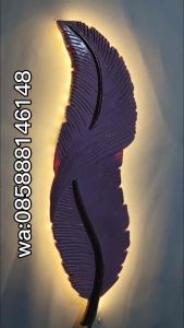 LAMPU DINDING HIAS LED MODEL BULU AESTETIC ESTETIK TERMURAH