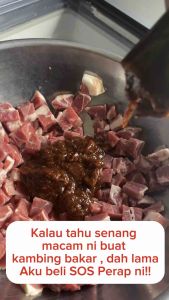 Sos Perap BBQ kambing ayam daging Halal keluaran bumiputera lazat mudah