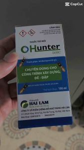Thuốc diệt mối mọt OHunter 50sc diệt tận gốc mối mọt một chai pha được 10 lít nước diệt mối trong nhà và các công trình xây dựng
