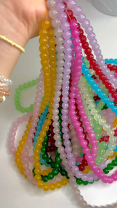 10 renceng Mutiara Sintetis berat 10mm/Mutsin/ Mutiara Sintetis bahan Kerajinan tangan DIY