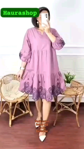 TUNIK BORDIR TIMBUL KATUN POPLIN IMPOR MUAT DARI BB 40 Kg - 80 KG