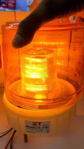 ZTไฟไซเรนไฟฉุกเฉินไฟบอกสัญญาณแบบ LED 12V 24V 110V 220Vไฟหมุน Rotary warning lightไฟเตือนรุ่นLED-LTE-5181 New 3IN1