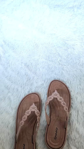 BELI 1 GRATIS 1 Sendal Wanita Import Karet Motif FLOWER Terbaru