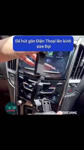Đế hút gắn Điện Thoại Gopro hít lên kính xe oto size Đại 9CM quay phim ghi hành trình Chân bám nhựa TPU rất chắc