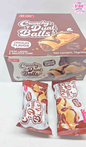 30pcs CRUNCHY DUAL BALLS CHOCOLATE FLAVOR/loot bag fillers/paninda/giveaways/party favors.