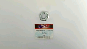 Mur As Roda Belakang Beat / Vario M16 (Harga Per 1 Biji) - Mor Baut Baud Nut Kancing Konci Ban Roda Tromol Belakang Drat 16mm Kunci 24 Honda Beat Spacy Scoopy Karbu Lama Old Beat Fi Scoopy Fi Genio Vario 125 Vario 125 LED Vario 150