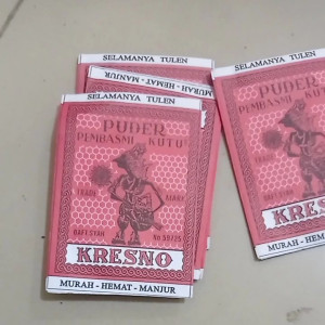 Puder Pembasmi Kutu KRESNO Murah-Hemat-Manjur isi 10 bungkus