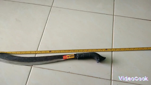 PARANG PANJANG TAJAM TANPA ASAH 60CM BAJA PER