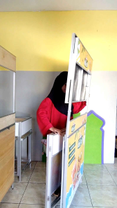 Booth portable Alumunium Atap & Meja Jualan Kompor Lipat Custom