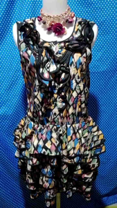 DRESS KUTUNG/SLEEVELESS HITAM (AESORWIUO) 115