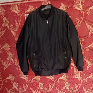 Jaket Bomber Polos Kantoran Nyaman Elegan