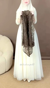 Outer brukat janggan kerah atasan wanita outer kondangan atasan wisuda tunik brukat