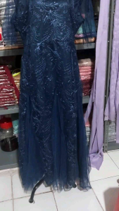 DRESS ZAMORA/DRESS BRUKATGAUN FORMAL/GAUN PESTA/