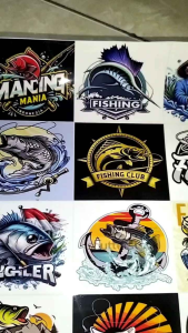 STIKER MANCING MANIA ISI 28 PCS BAHAN VYNIL(ANTI AIR)