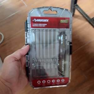 Husky Steel Precision File Set with Storage Case (6-Piece)