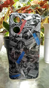 Casing Softcase Pelindung Kamera For VIVO Y103 Y18 Terbaru - Case HP Vivo Y18 Carbon Celup Bluered WTF