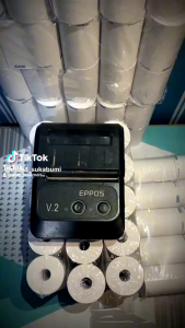 100 Roll Kertas thermal edc BRI Link ukuran 58x31mm full Untuk mesin edc ukuran 58mm