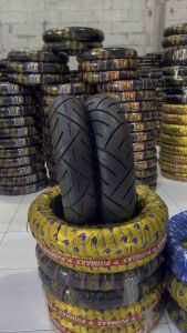 Promooo Ban Tubles Metik Ring 12 Baru Original 100% Ukuran 100/80 110/80 Scoopy i Fazio Frego Genio