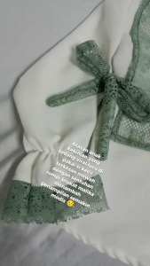 Atasan Anak Perempuan Blouse Cringkel Kombinasi Brokat Premium Lengan Panjang Model Lengan Lonceng