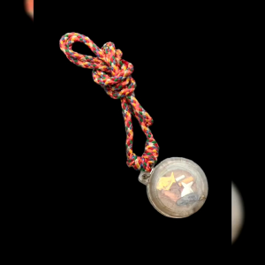 ตลับสีผึ้งปลาตะเพียน หลวงพ่อจง วัดหน้าต่างนอก อยุธยา เก่าเก็บ สวยเดิม #4466