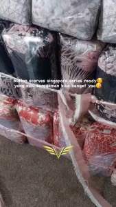 HIJAB SEGI EMPAT VOAL PREMIUM BS x MERLION SGP SERIES TERBARU BEST SELLER