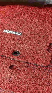 Karpet Mie Bihun Mobilio Sudah include kancing dan Nama
