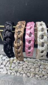 Headband Stevia Bando Korea Bandana Payet Kepang by Velmorra