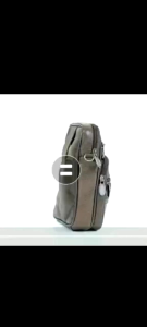 LS Classic Small Leather Sling Bag For Men And Women Cowhide Shoulder Bag Mini Belt Bag Genuine Leather Cross Body Bag