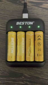 Combo Pin beston Li-ion AA 1.5V 3600mWh + bộ sạc (mẫu mới)