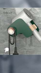 miniHouse Hair Dryer Hanger - Nordic Collection Bathroom Wall Mounted Hair Dryer Hanger