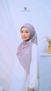 Shofa Fashion-Katarya Series: Hijab Kerudung Segi Empat Voal Motif Printing Sublime