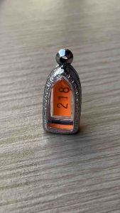 กรอบพระ ทรงพระรอดลำพูน สแตนเลสแกะสลักแบบเรียบและลายไทย กรอบพระเครื่อง กรอบพระสำเร็จ ตลับพระ