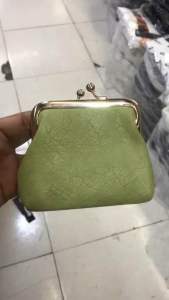 Leather Coin Purse PU Car Coin Clip Kiss Lock Coin Bag Buckle Retro Wallet Small Money Bag Men and