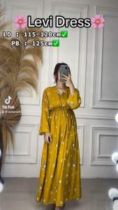 Levi Dress Daster Nyaman Rayon Premium