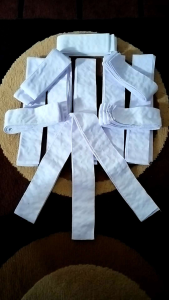 Sabuk Pencak Silat IPSI Putih Bahan Full Kain