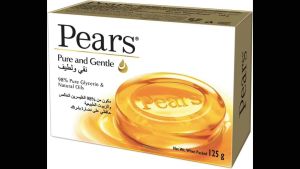 PEARS Glycerin Soap Transparent Amber with Natural Oils