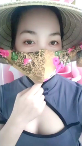 Khẩu trang quai nón lá ( giao bông ngẫu nhiên)