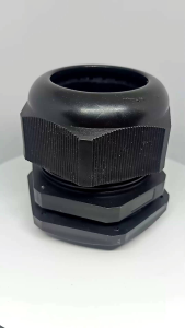 Kabel gland PG-48 cable range 34-44  Nylon hitam - putih