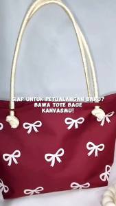 Tas Tottebag Set Dua Tas Terbaru Tas Tali Sumbu Tas kuliah Murah