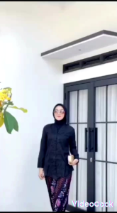 Namisa Kebaya Encim Modern Wanita Bordir Senada Mewah Buat Acara Resmi