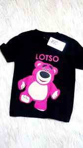 atasan baju kaos lotso boneka beruang anak perempuan usia 1-10thn