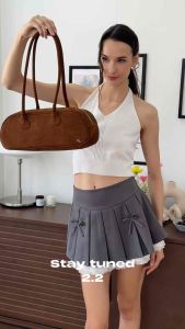 พร้อมส่ง ♡ Teddy bag กระเป๋าหนังsuede