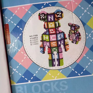 Lego lắp ghép Pikachu Kakashi bearbrickheo peppa