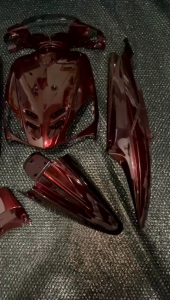 Cover Ful Body Halus Yamaha Mio Sporty Monlight Red Thn 2004-2007