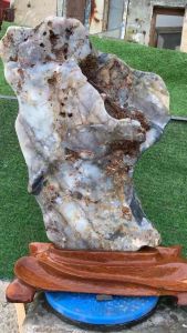 Đa Mã Não mài bóng kết hợp giữ lũa tự nhiên nghệ thuật (MN2 - Kl: 13.5kg - C: 53.5cm - R: 29chơ