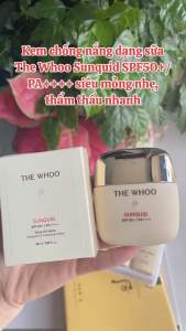 Sét chống nắng whoo sunquid mới ra T3/2024