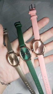 Jam Tangan Wanita Analog Kalsil Dan Elegan Strap Pu Fashion