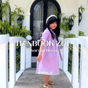 Dress Anak Organza Polos & Zoe Korean Style