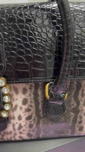 Túi xách quảng châu cao cấp da phối hồng beo túi xách giá rẻ