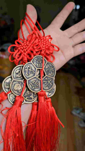 DÂY TREO XU HOA MAI PHONG THỦY